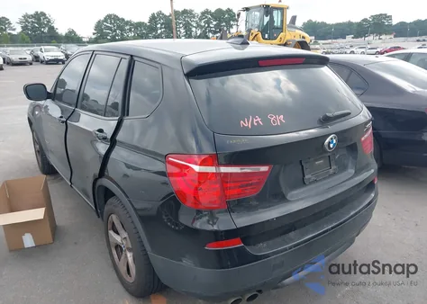 2011 BMW X3 xDrive28I из США, поврежденный, VIN 5UXWX5C54BL706608